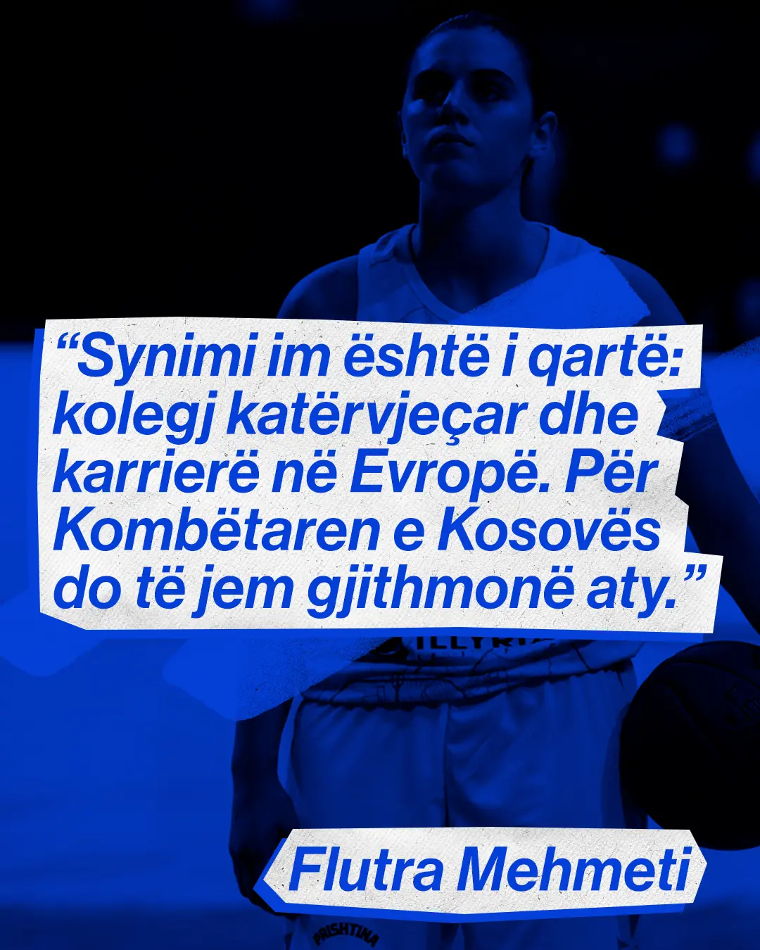 Flutra Mehmeti po ndjek ëndrrën – drejt kolegjit, karrierës në SHBA